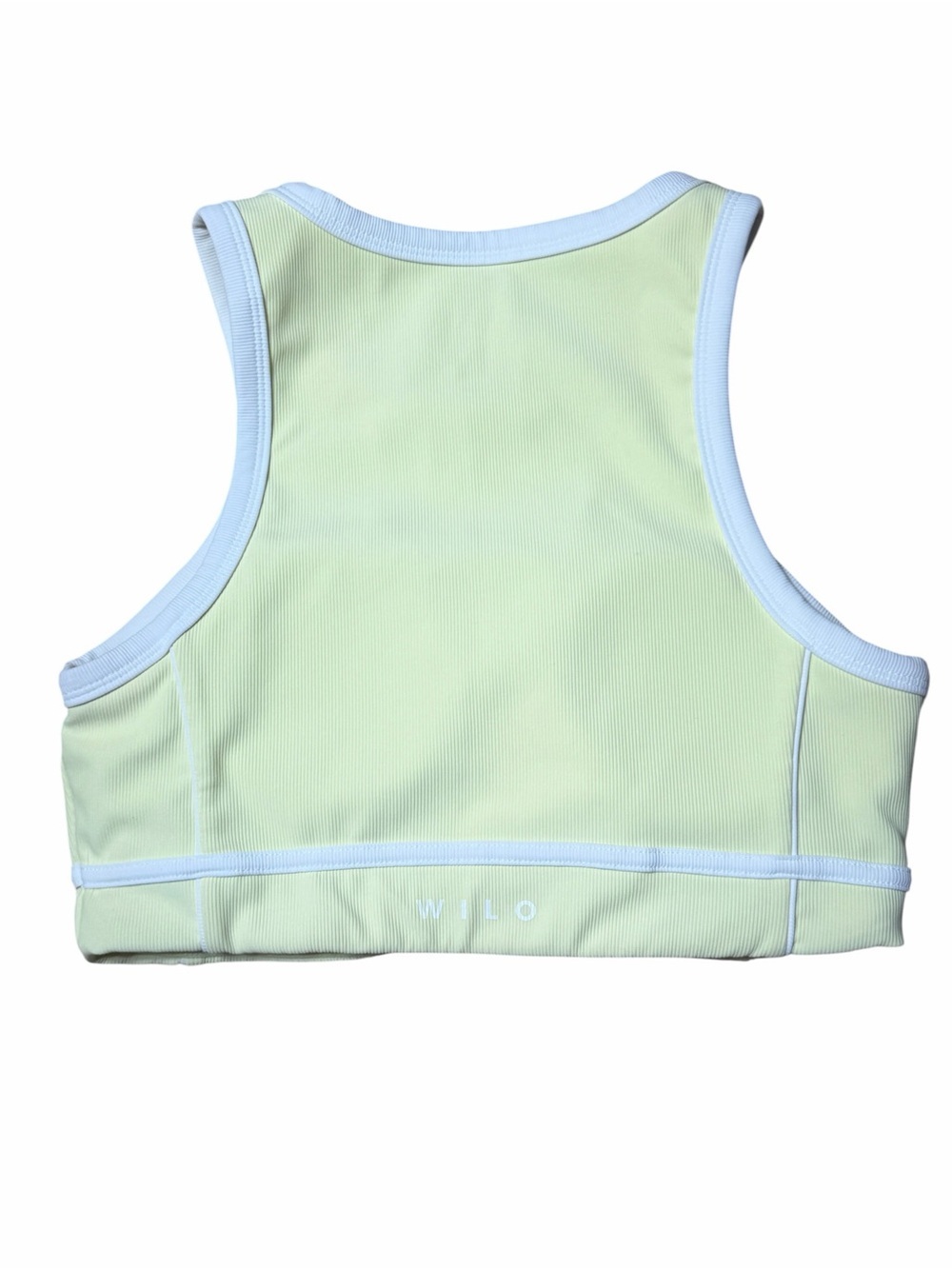 Wilo the Label Yellow Ribbed Two Toned Sports Bra Womens M - Picture 7 of 7